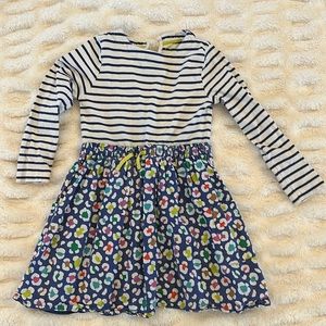 Mini Boden Long Sleeve Cotton Dress